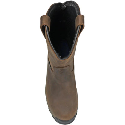 Hoss Men's Recon 11" Composite Toe Waterproof Wellington Work Boot- Brown- 94011 - Overlook Boots