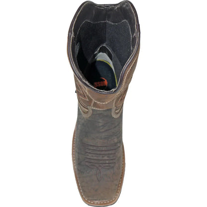 Hoss Men's Fracker Composite Toe Puncture Resistant Metguard Work Boot- Brown- 94030 - Overlook Boots