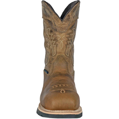 Hoss Men's Brisbee Composite Toe Waterproof Western Work Boot- Brown- 94050 - Overlook Boots
