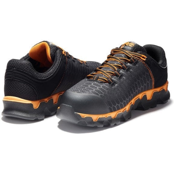 Timberland Pro Men's Powertrain Sport Alloy Toe Sneaker Work Shoe -Black- TB1A1B6S001 - Overlook Boots