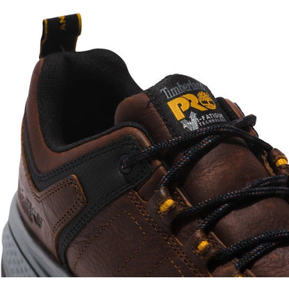 Timberland Pro Men's Switchback Low Composite Toe Slip Resistant Work Shoe -Brown- TB0A5N72214 - Overlook Boots