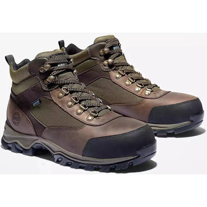 Timberland Pro Men's Keele Ridge Steel Toe Waterproof Work Boot -Brown- TB1A1Q8O214 - Overlook Boots