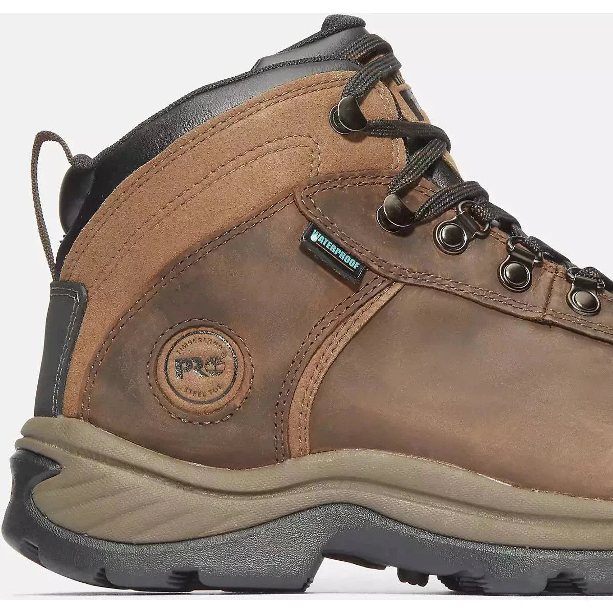 Timberland Pro Men's Flume Steel Toe Waterproof Work Boot -Brown- TB1A1Q8V214 - Overlook Boots