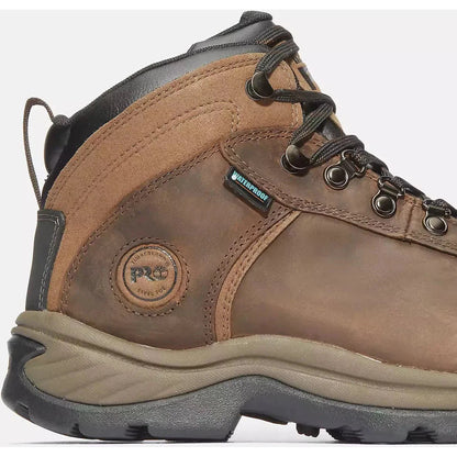 Timberland Pro Men's Flume Steel Toe Waterproof Work Boot -Brown- TB1A1Q8V214 - Overlook Boots