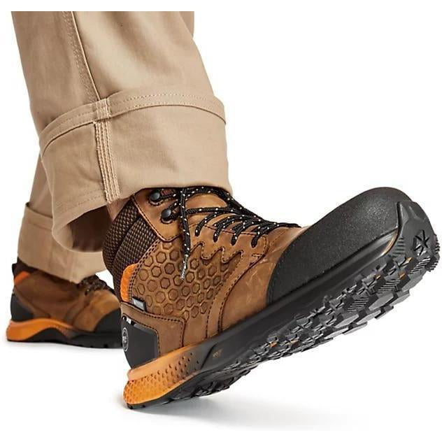 Timberland Pro Men's Reaxion Composite Toe Waterproof Work Boot Brown TB1A1ZR1214 - Overlook Boots