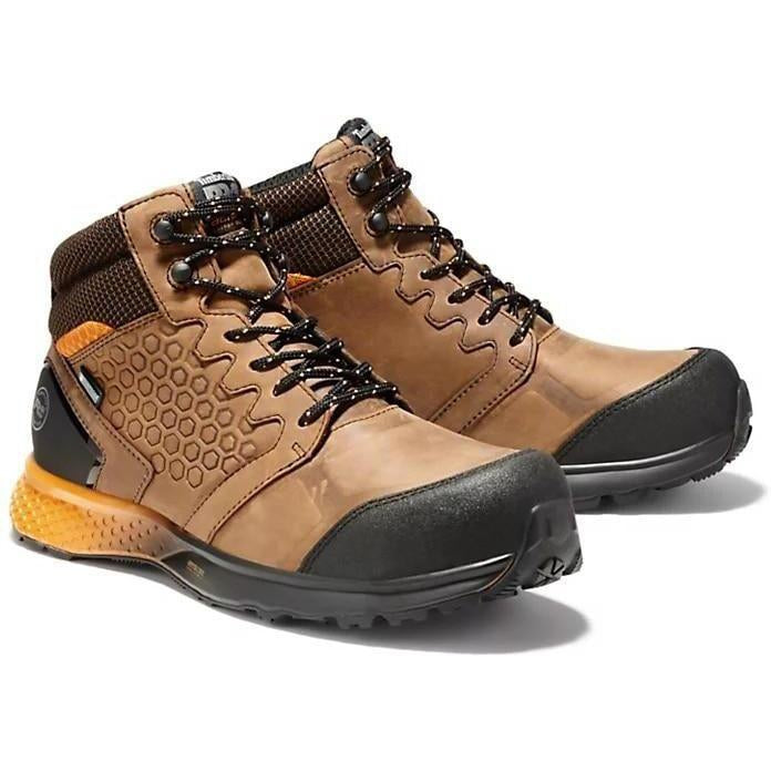 Timberland Pro Men's Reaxion Composite Toe Waterproof Work Boot Brown TB1A1ZR1214 7 / Medium / Brown - Overlook Boots