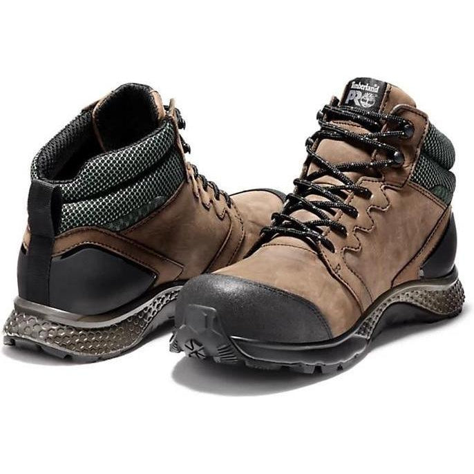 Timberland Pro Men's Reaxion Composite Toe Waterproof Work Boot Brown TB1A1ZRC214 - Overlook Boots