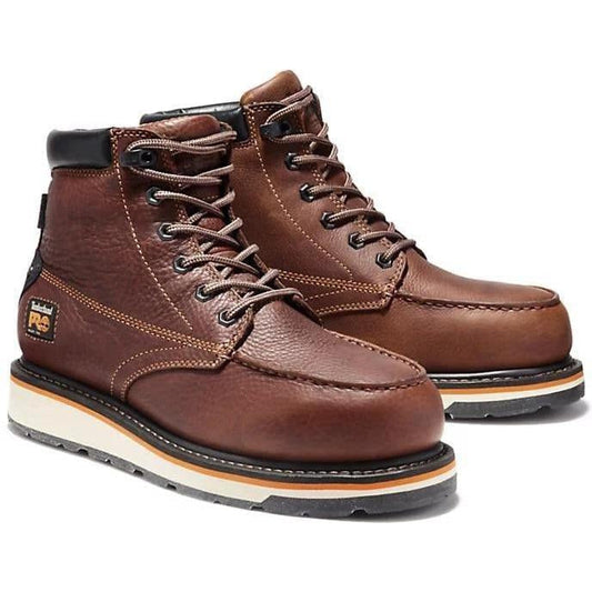 Timberland Pro Men's Gridworks 6" Alloy Toe Waterproof Work Boot TB1A1ZVF214 7 / Medium / Brown - Overlook Boots
