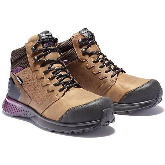 Timberland Pro Women's Reaxion Composite Toe Waterproof Work Boot Brown TB1A219B214 5.5 / Medium / Brown - Overlook Boots