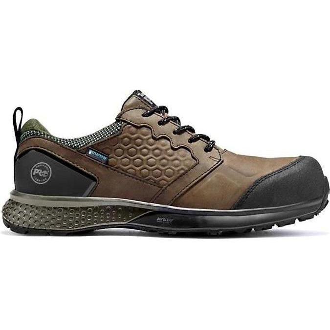 Timberland Pro Men's Reaxion Composite Toe Waterproof Work Shoe Brown TB1A21PN214 - Overlook Boots