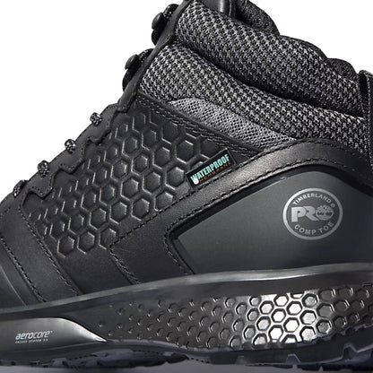 Timberland Pro Women's Reaxion Composite Toe Waterproof Work Boot Black TB0A21QA001 - Overlook Boots