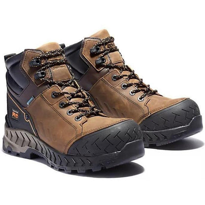 Timberland Pro Men's Work Summit 6" Composite Toe Waterproof Work Boot- TB0A225Q214 7 / Medium / Brown - Overlook Boots