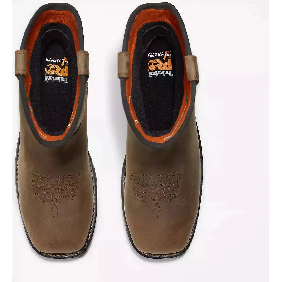 Timberland Pro Men's True Grit Pull On Composite Toe Waterproof Work Boot- Brown- TB1A437Y214 - Overlook Boots