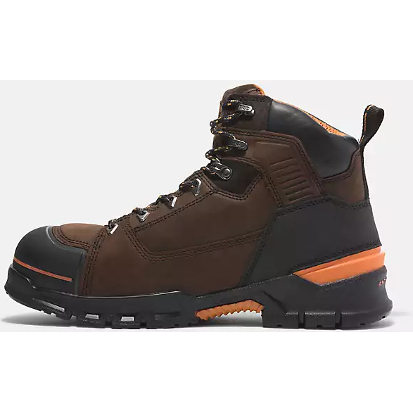 Timberland Pro Men's Endurance Evolution 6" Composite Toe Waterproof Work Boot -Brown- TB0A5YXU214 - Overlook Boots