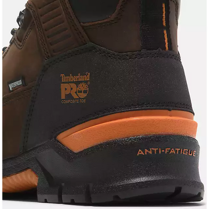Timberland Pro Men's Endurance Evolution 6" Composite Toe Waterproof Work Boot -Brown- TB0A5YXU214 - Overlook Boots