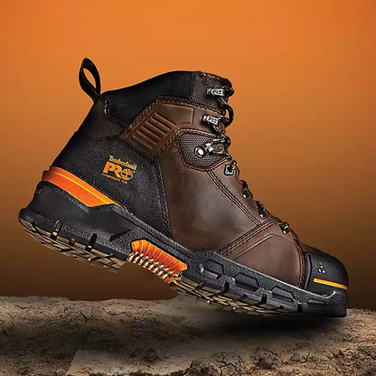 Timberland Pro Men's Endurance Evolution 6" Composite Toe Waterproof Work Boot -Brown- TB0A5YXU214 - Overlook Boots