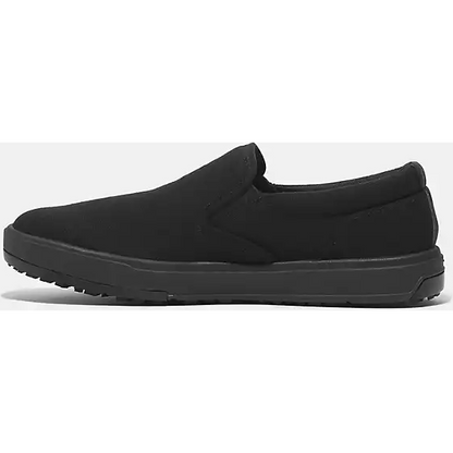 Timberland Pro Men's Burbank Soft Toe Slip On Work Shoe -Black- TB0A619Y001 - Overlook Boots