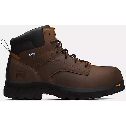 Timberland Pro Men's Titan Ev 6" Composite Toe Work Boot -Brown- TB0A61PF214 7 / Medium / Brown - Overlook Boots