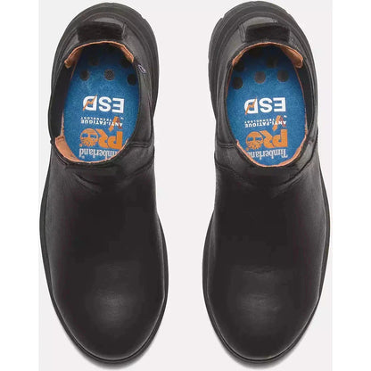 Timberland Pro Women's Birchline 6" Composite Toe Slip Resistant Work Boot Blackout- TB0A66B7EL2 - Overlook Boots