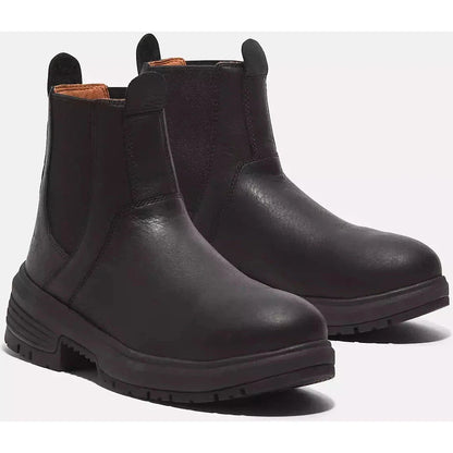Timberland Pro Women's Birchline 6" Composite Toe Slip Resistant Work Boot Blackout- TB0A66B7EL2 - Overlook Boots