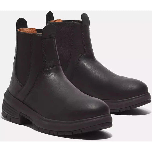 Timberland Pro Women's Birchline 6" Composite Toe Slip Resistant Work Boot Blackout- TB0A66B7EL2 - Overlook Boots