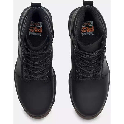 Timberland Pro Men's Montauk 6" Steel Toe Work Boot-Black- TB0A66D3EMW - Overlook Boots