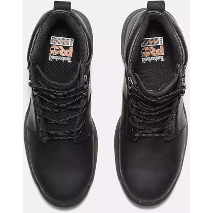 Timberland Pro Men's Montauk 6" Steel Toe Work Boot -Black- TB0A66D3W02  - Overlook Boots