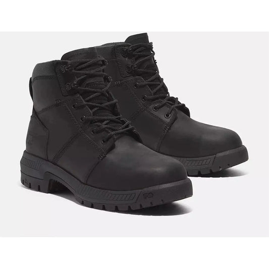 Timberland Pro Men's Montauk 6" Steel Toe Work Boot -Black- TB0A66D3W02  - Overlook Boots