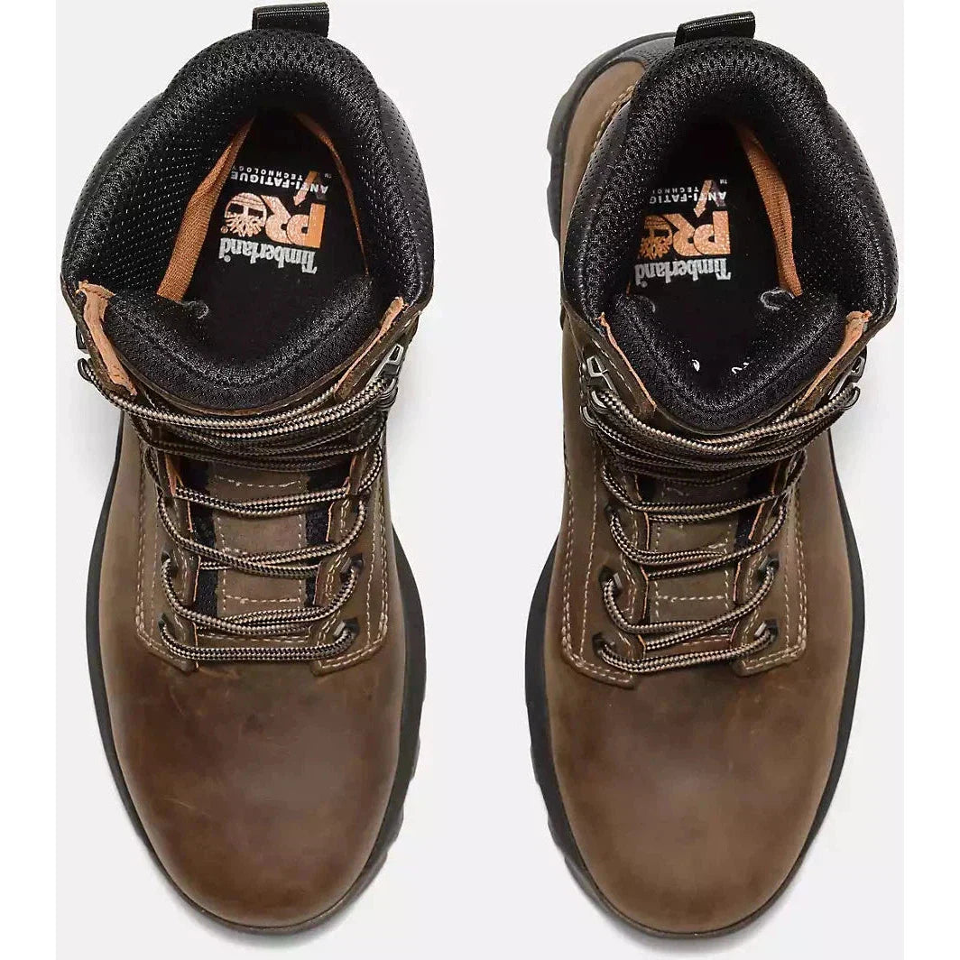 Timberland Pro Men's Titan Evolution 8" Plain Toe Waterproof Work Boot -Brown- TB0A66QQEM4 - Overlook Boots