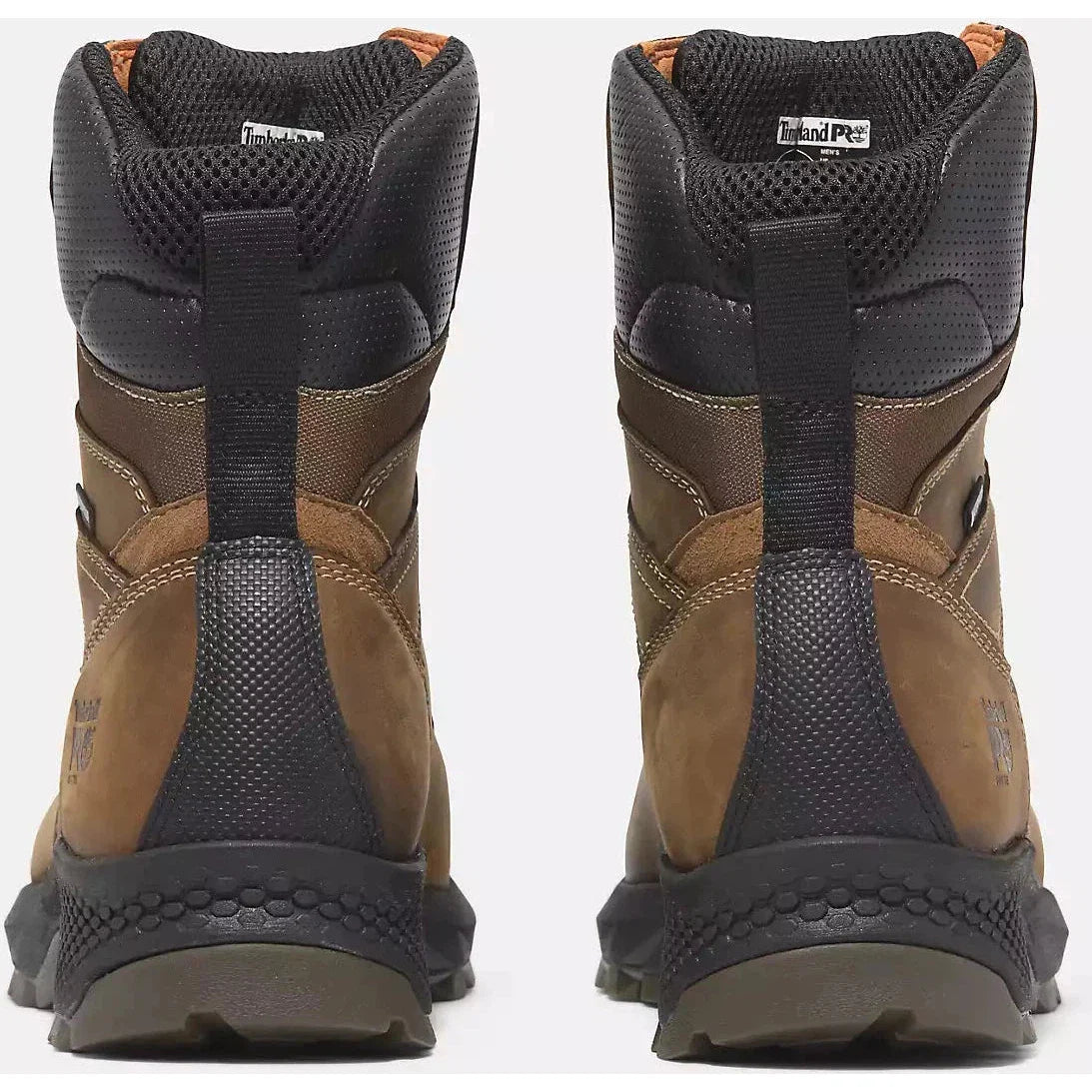 Timberland Pro Men's Titan Evolution 8" Plain Toe Waterproof Work Boot -Brown- TB0A66QQEM4 - Overlook Boots