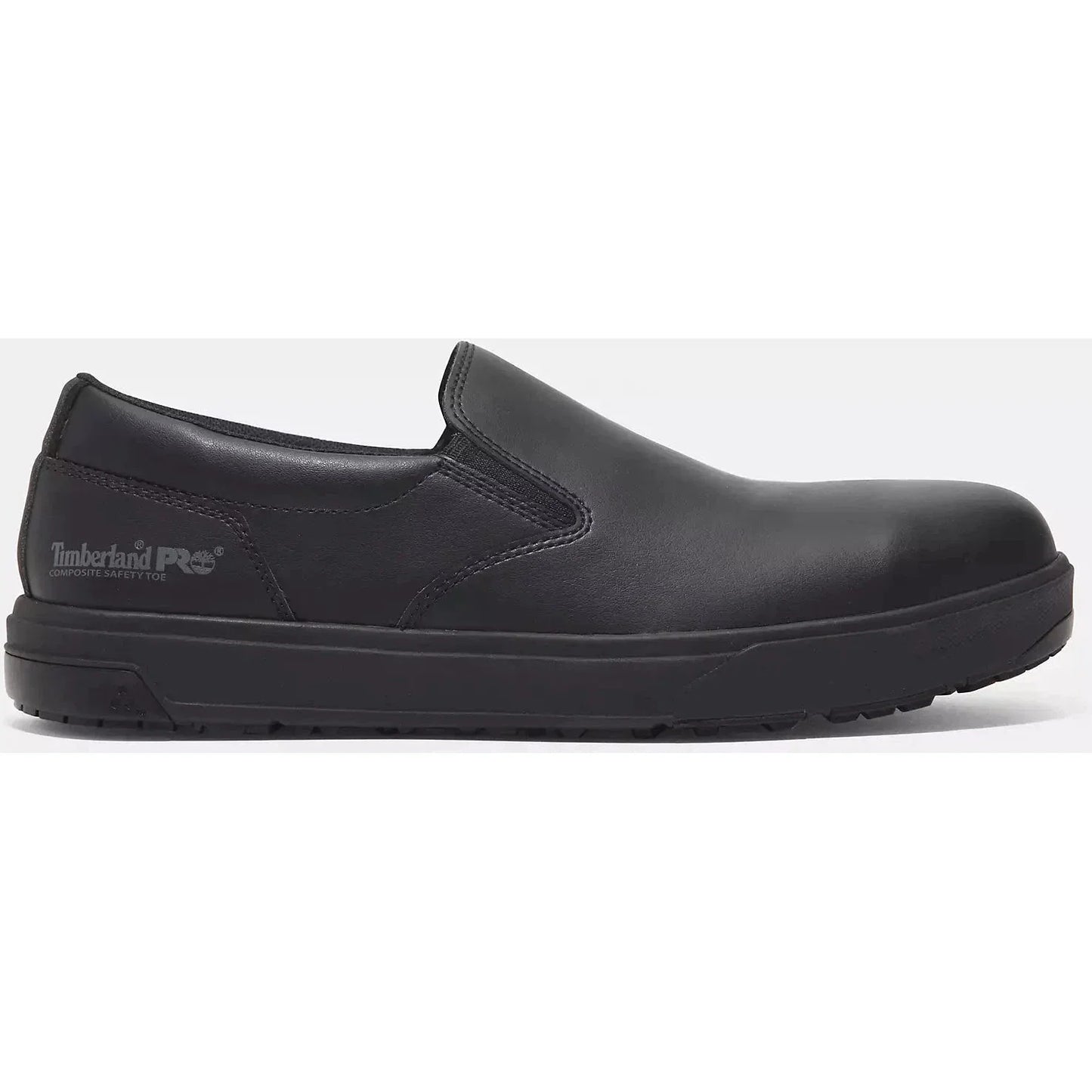 Timberland Pro Men's GreenStride Berkley Composite Toe Slip On Work Shoe -Black- TB0A672YEK5 3.5 / Medium / Black - Overlook Boots