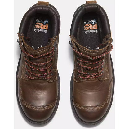 Timberland Pro Men's Whitman 6" Composite Toe Waterproof Work Boot -Brown- TB0A677YW01 - Overlook Boots
