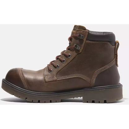 Timberland Pro Men's Whitman 6" Composite Toe Waterproof Work Boot -Brown- TB0A677YW01 - Overlook Boots