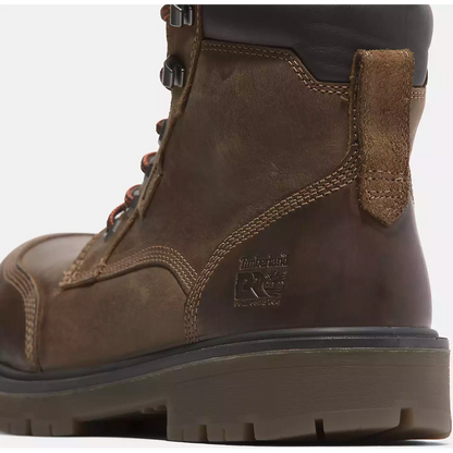 Timberland Pro Men's Whitman 6" Composite Toe Waterproof Work Boot -Brown- TB0A677YW01 - Overlook Boots