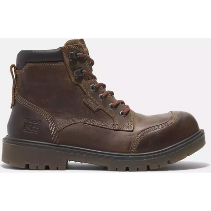Timberland Pro Men's Whitman 6" Composite Toe Waterproof Work Boot -Brown- TB0A677YW01 - Overlook Boots