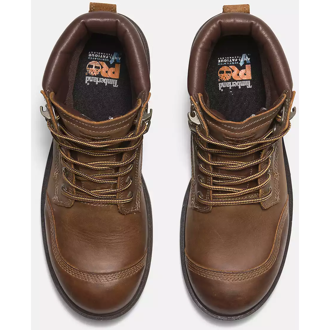 Timberland Pro Men's Whitman 6" Soft Toe Waterproof Work Boot -Brown- TB0A678KEM4 - Overlook Boots