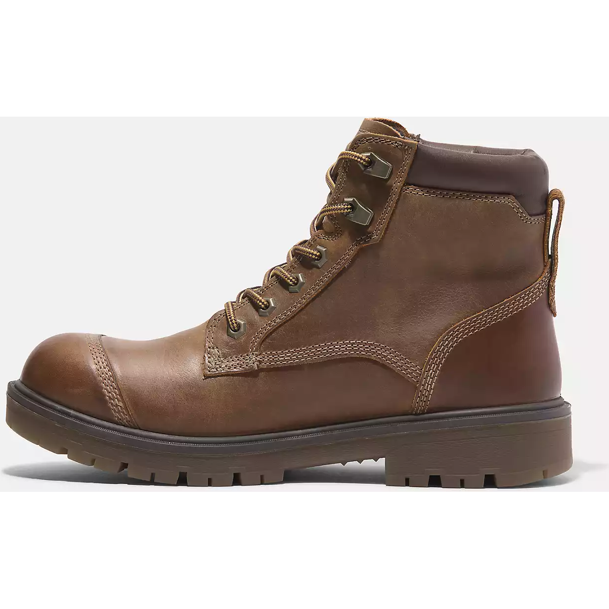 Timberland Pro Men's Whitman 6" Soft Toe Waterproof Work Boot -Brown- TB0A678KEM4 - Overlook Boots