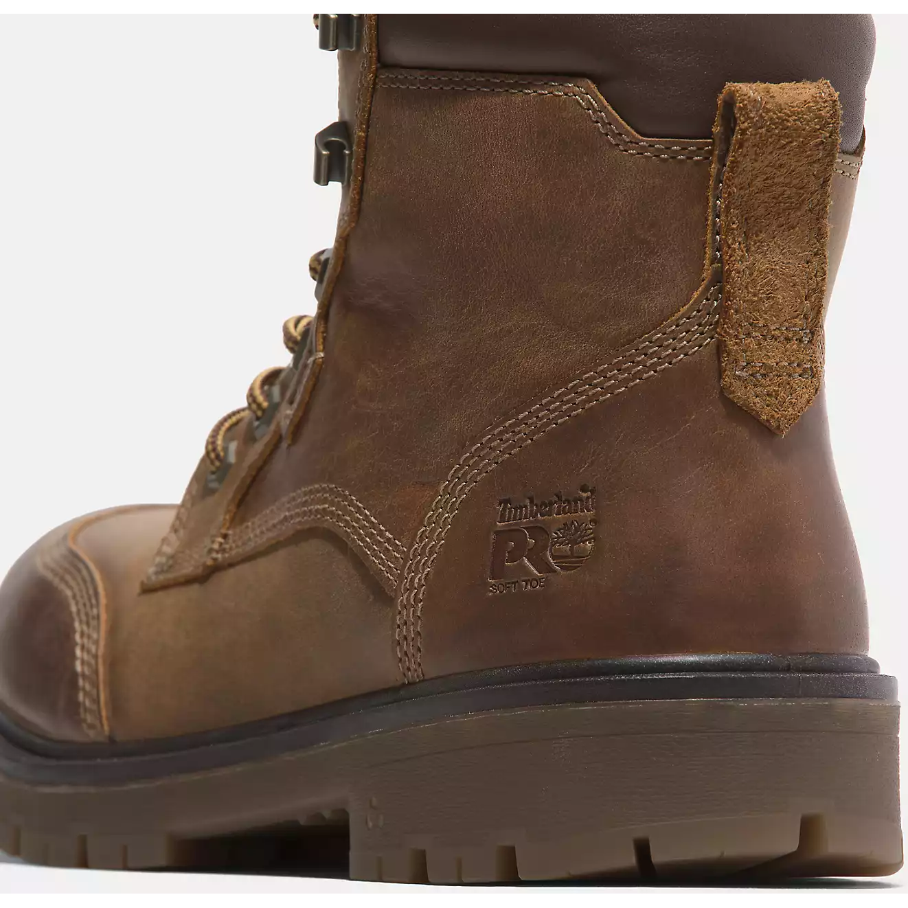 Timberland Pro Men's Whitman 6" Soft Toe Waterproof Work Boot -Brown- TB0A678KEM4 - Overlook Boots