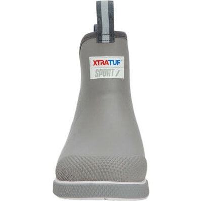Xtratuf Men's Ankle 6" Waterproof Slip Resistant Deck Boot -Grey- ADSM100 - Overlook Boots