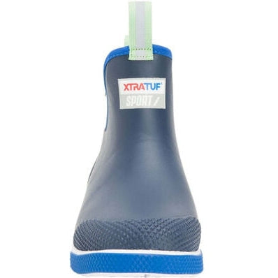 Xtratuf Men's Ankle 6" Waterproof Slip Resistant Deck Boot -Blue- ADSM200 - Overlook Boots