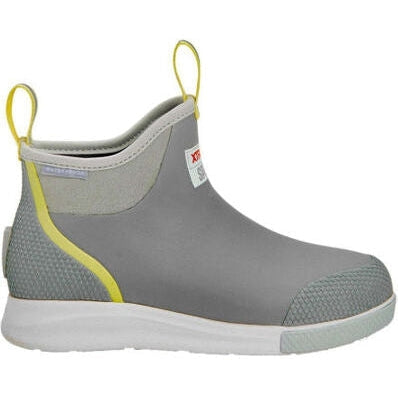 Xtratuf Women's Ankle 6" Waterproof Slip Resistant Deck Sport Boot -Grey- ADSW108 5 / Grey - Overlook Boots
