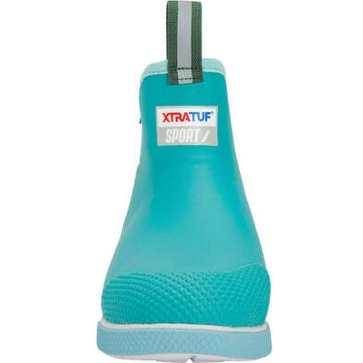 Xtratuf Women's Ankle 6" Waterproof Slip Resistant Deck Sport Boot -Green- ADSW-300 - Overlook Boots