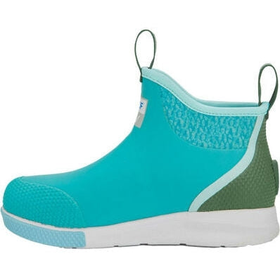 Xtratuf Women's Ankle 6" Waterproof Slip Resistant Deck Sport Boot -Green- ADSW-300 - Overlook Boots