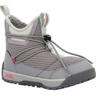 Xtratuf Women's Nylon Ice 6" Waterproof 200G Pac Ankle Deck Boot -Grey- AIWN100 - Overlook Boots