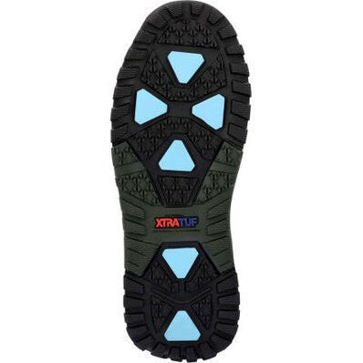 Xtratuf Women's Fleege Lined Waterproof Ankle Deck Work Boot -Green- AIWR300 - Overlook Boots