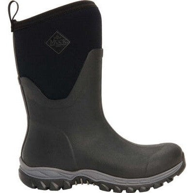 Muck Women's Arctic Sport II 12" Soft Toe Waterproof Work Boot -Black- AS2M000 5 / Medium / Black - Overlook Boots