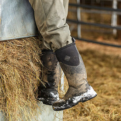 Muck Men's Arctic Ice Arctic Grip Waterproof Tall Work Boot -Black- AVTVA000 - Overlook Boots