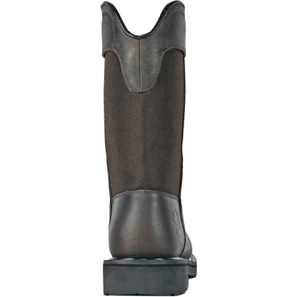 Hoss Men's Buck 11" Steel Safety Toe Duty Boot - Black 90416  - Overlook Boots