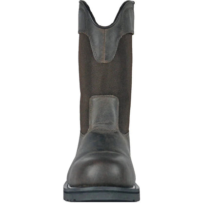 Hoss Men's Buck 11" Steel Safety Toe Duty Boot - Black 90416  - Overlook Boots