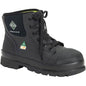 Muck Men's Chore Classic 6" Steel Toe Waterproof Puncture Resistant Work Boot- Black- C6ST-CSA 5 / Black - Overlook Boots